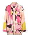 Pucci Woman Shirt Fuchsia Size 8 Silk