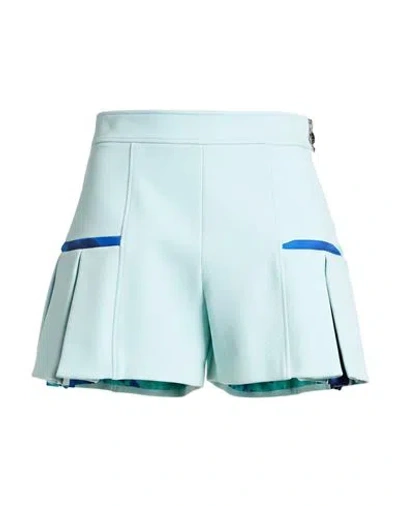 Pucci Woman Shorts & Bermuda Shorts Sky Blue Size 4 Polyamide, Elastane