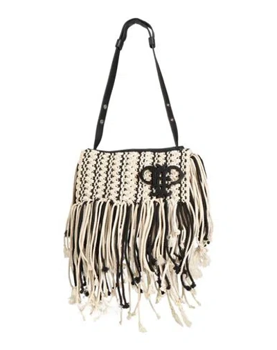 Pucci Woman Shoulder Bag Off White Size - Polyester, Cotton
