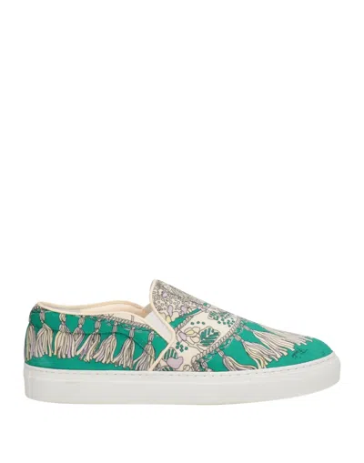 Pucci Sneakers In Emerald Green