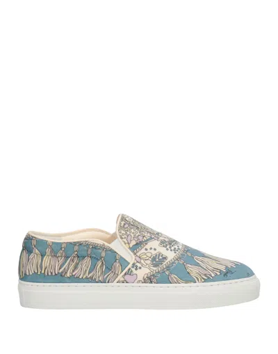 Pucci Sneakers In Pastel Blue