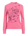 PUCCI PUCCI WOMAN SWEATER FUCHSIA SIZE L WOOL