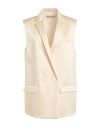 Pucci Woman Tailored Vest Off White Size 12 Acetate, Viscose In Neutral