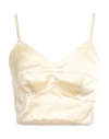 Pucci Woman Top Pastel Yellow Size 6 Acetate, Polyester In Yellow