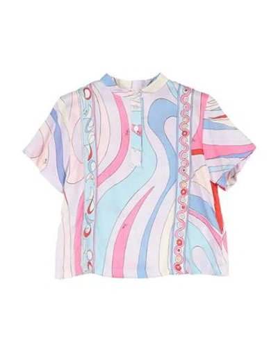 Pucci Babies'  Woman Top Lilac Size 6 Viscose In Purple