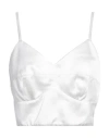 Pucci Woman Top Off White Size 10 Acetate, Polyester
