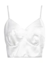 Pucci Woman Top Off White Size 8 Acetate, Polyester