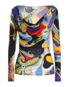 Pucci Woman Top Purple Size 12 Viscose In Purple