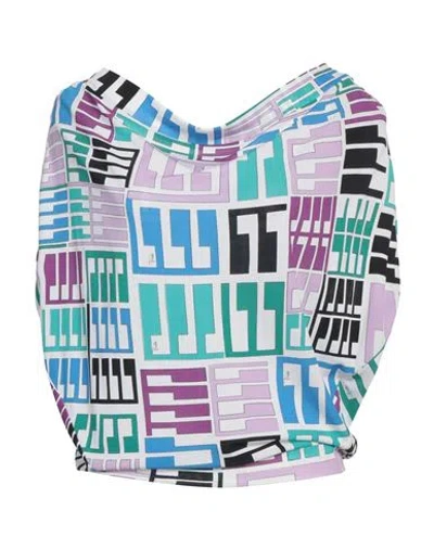 Pucci Woman Top White Size 12 Viscose