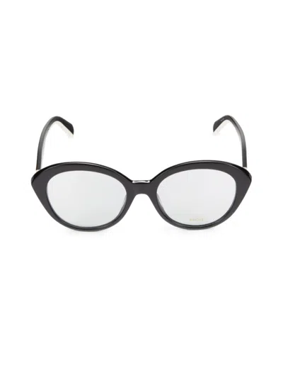 Pucci Women's 52mm Cat Eye Eyeglasses In Black