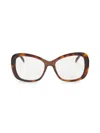 Pucci Women's 53mm Butterfly Optical Eyeglasses In Brown