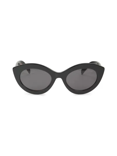 Pucci Women's 53mm Cat-eye Sunglasses In Black