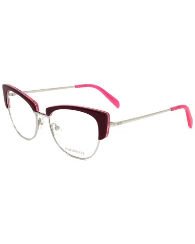 Pucci Women's 54mm Optical Frames In Violet