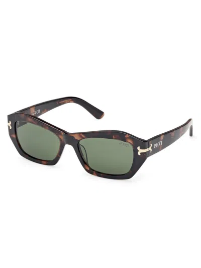 Pucci Women's 54mm Rectangular Sunglasses