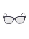 Pucci Women's 54mm Square Eyeglasses In Blue