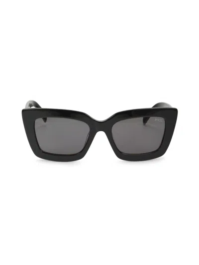 Pucci Women's 54mm Square Sunglasses In Black