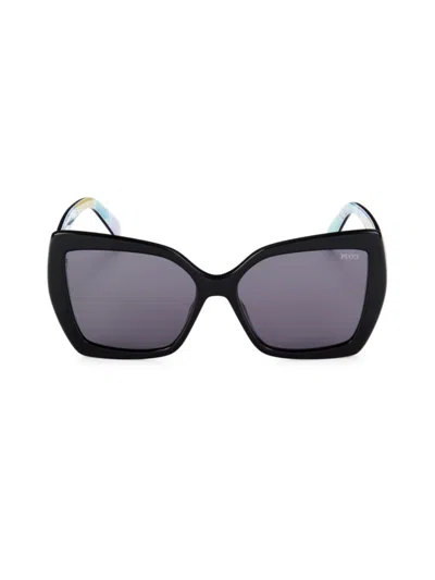 Pucci Women's 58mm Geometric Sunglasses In Black