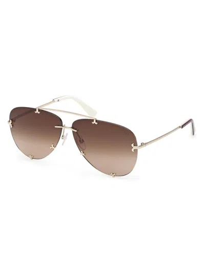 Pucci Women's 61mm Pilot Sunglasses In Brown