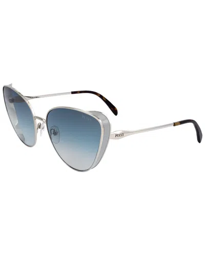 Pucci Women's 61mm Sunglasses In Silver