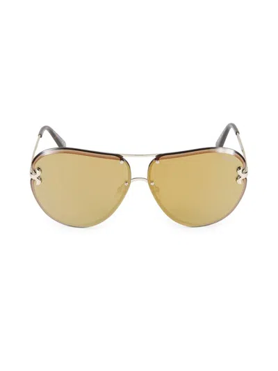 Pucci Women's 66mm Polarized Aviator Sunglasses In Gold