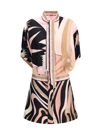 Pucci Women Chemisier Silk Dress