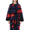 Pucci Women's Floral Coat In Black