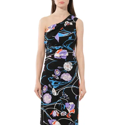 Pucci Women's Floral Lng Dress In Celeste
