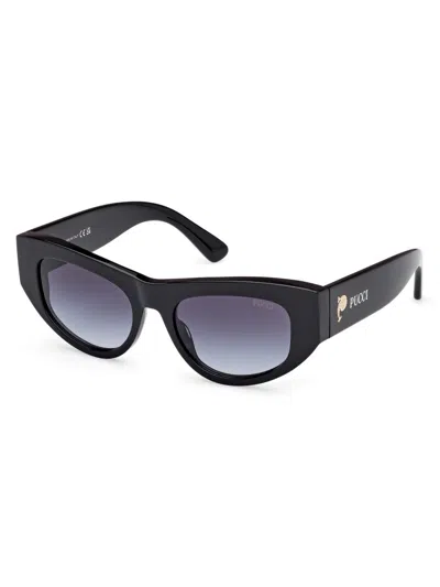Pucci Women's Gradient 52mm Geometric Sunglasses In Yellow