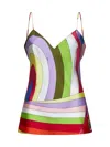 Pucci Women Iride Print Silk Top