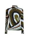 Pucci Iride Print Long-sleeved Shirt In Multi