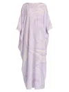 Pucci Wave-print Kaftan In Purple