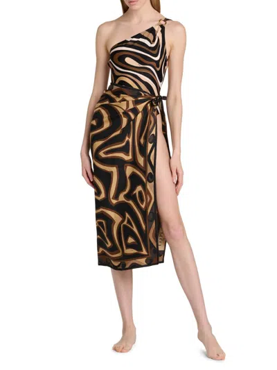 Pucci Women's Passepartout Silk Twill Foulard Scarf In Multi
