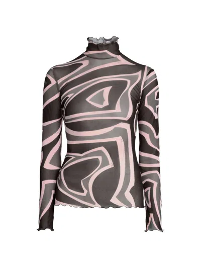 Pucci Women's Passepartout Tulle T-shirt In Multi