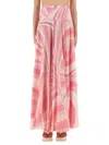Pucci Skirt With Iris Print