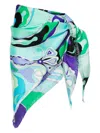 Pucci Silk Printed Skirt Asymmetric Hem