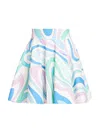 Pucci Skirt In Celeste Bianco