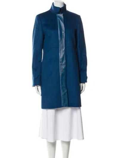 Pre-owned Pucci Wool Coat In Blue
