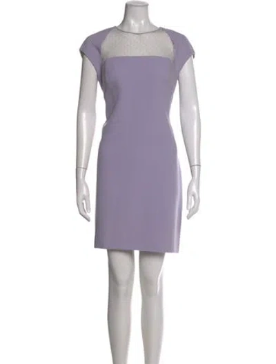 Pre-owned Pucci Wool Knee-length Dress In Purple