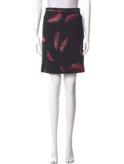 Pre-owned Pucci Wool Knee-length Skirt In Black