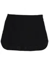 Pucci Sheer Hem Mini Skirt Design In Black