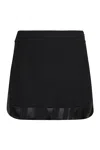 Pucci Sheer Hem Mini Skirt Design In Black