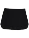 Pucci Sheer Hem Mini Skirt Design In Black