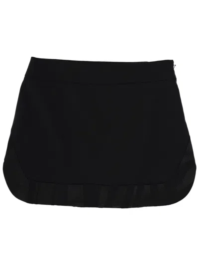 Pucci Wool Miniskirt In Blue
