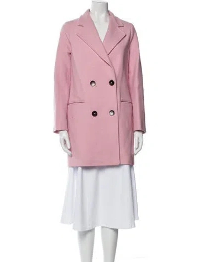 Pre-owned Pucci Wool Peacoat In Pink