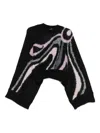 Pucci Embroidered Mohair Blend Oversize Sweater In Black