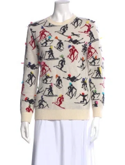 Pre-owned Pucci Wool Printed Sweater In Neutral