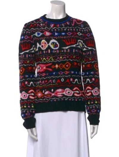 Pre-owned Pucci Wool Printed Sweater W/ Tags In Black