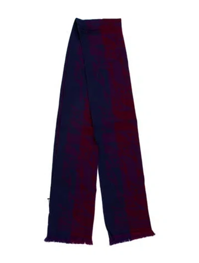 Pre-owned Pucci Wool Scarf In Purple