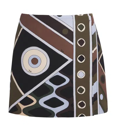 Pucci Wool Vivara Mini Skirt