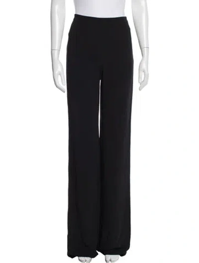 Pre-owned Pucci Wool Wide Leg Pants W/ Tags In Black